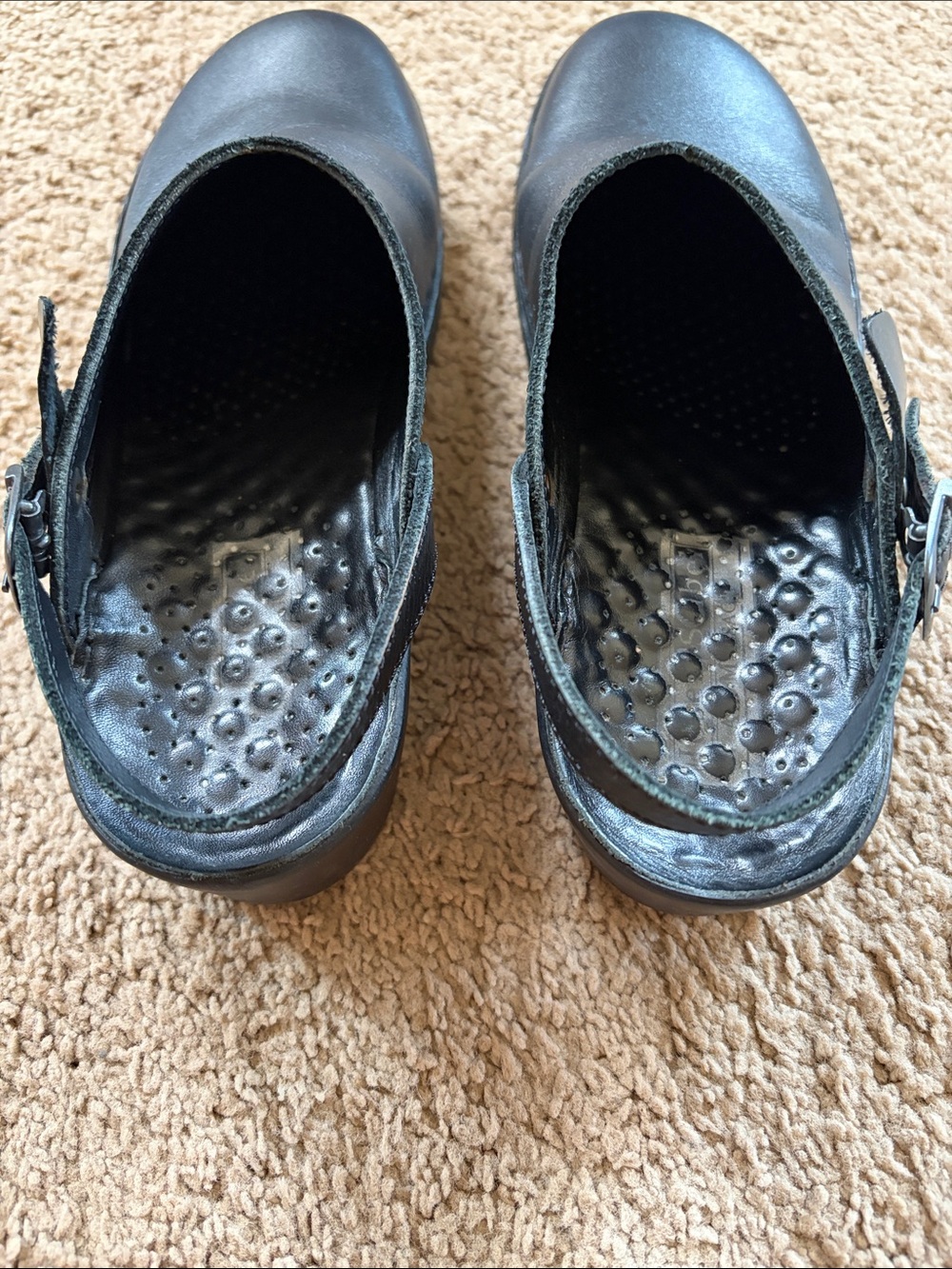 Josef Seibel Lily 10 Comfort Clogs Adjustable Heel Strap massage Footbed Sz. 39 - Picture 4 of 14